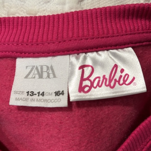 Zara Barbie sweatshirt, size 13-14 - Picture 10 of 12